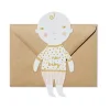Donna Wilson kaart baby met enveloppe