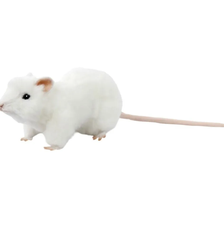 Hansa Creation witte rat 19 cm