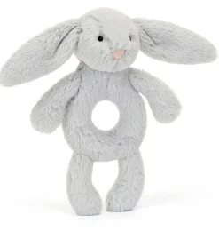 Jellycat Bashful bunny rammelaar / silver