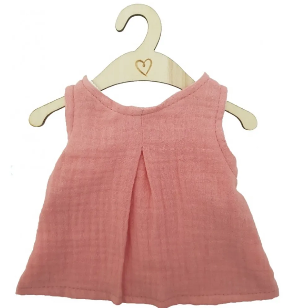 Jurk voor Gordi poppen van Hollie / kleur oud roze