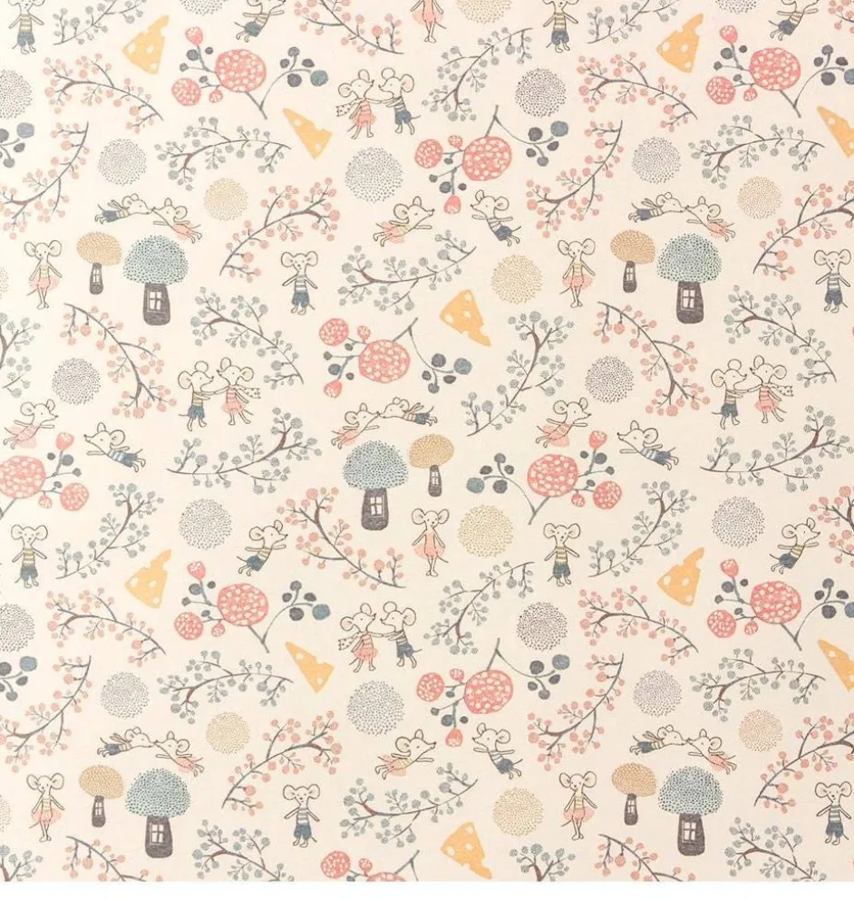 Maileg cadeaupapier mice party