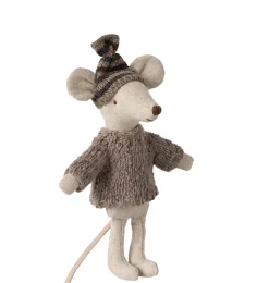Maileg gebreide sweater met muts voor Big Brother muis
