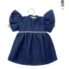 Minikane Amigas poppen robe Daisy en jean / denim