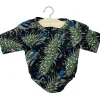 Minikane body Colombine en coton paons / pauwenprint voor Gordis