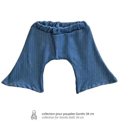 Minikane flared jeans gestreept voor Gordi poppen
