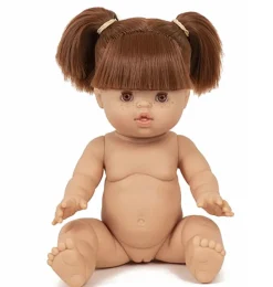 Minikane Gordi pop Raphau00eblle met bruine slaapogen b keuze