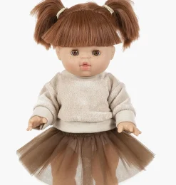 Minikane Gordi pop Raphau00eblle met bruine slaapogen b keuze