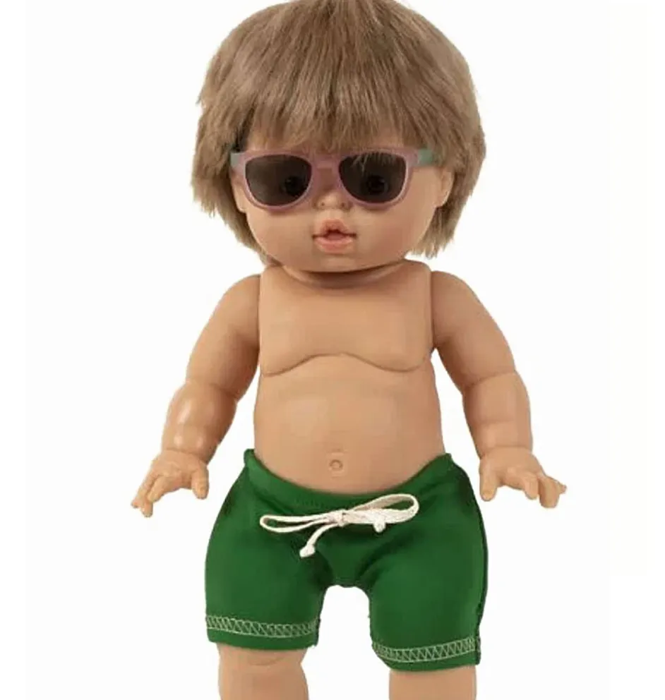 Minikane zwembroek Vito vert voor Gordi poppen