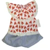 Paola Reina Amigas poppen kledingset short en top
