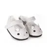Skru00e5llan zilvergrijze schoenen / Amigas poppen passen deze schoenen